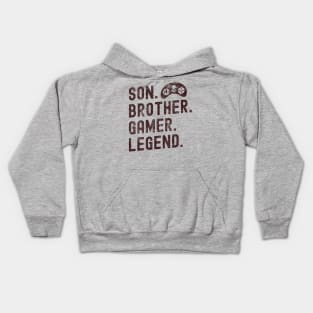 Son Brother Gamer Funny Video Games Lovers Kids Hoodie